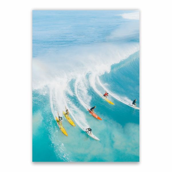 Surfers Surfing Poster - A1