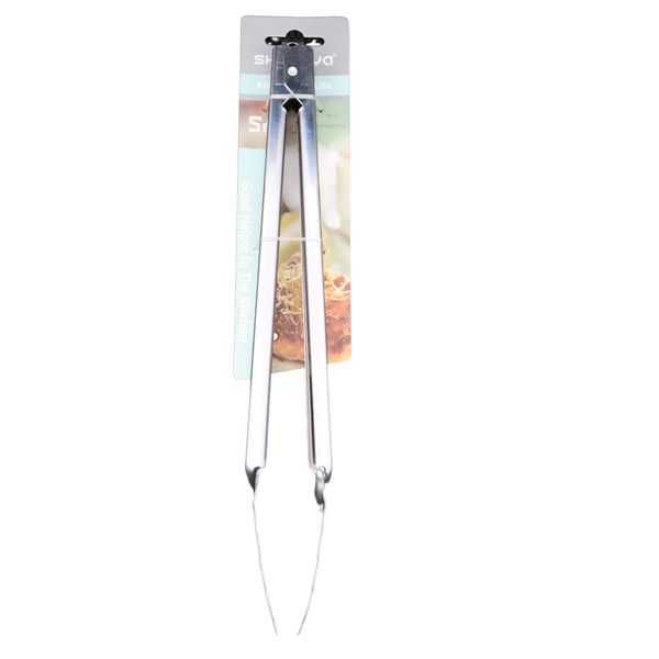 30cm Stainless Steel Braai And Kitchen Tongs