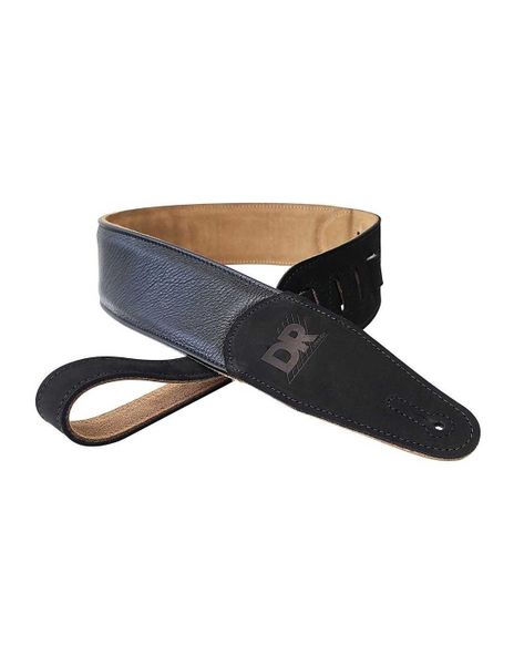 DR Strings - BTS Buttersoft Leather Guitar Strap - Black