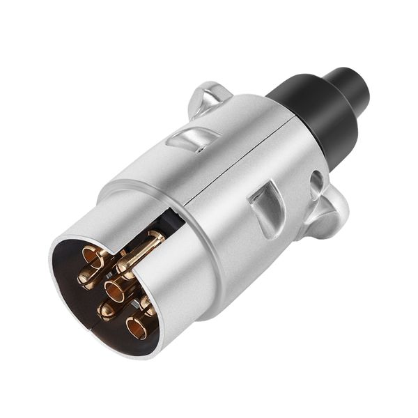 7-Pin Trailer Plug Heavy Duty Round Pin 7-Pole Wiring Connector
