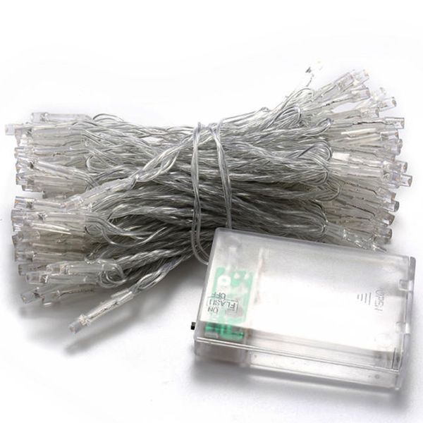 LED Christmas String Fairy Lights With Controller Battery Powered 10M