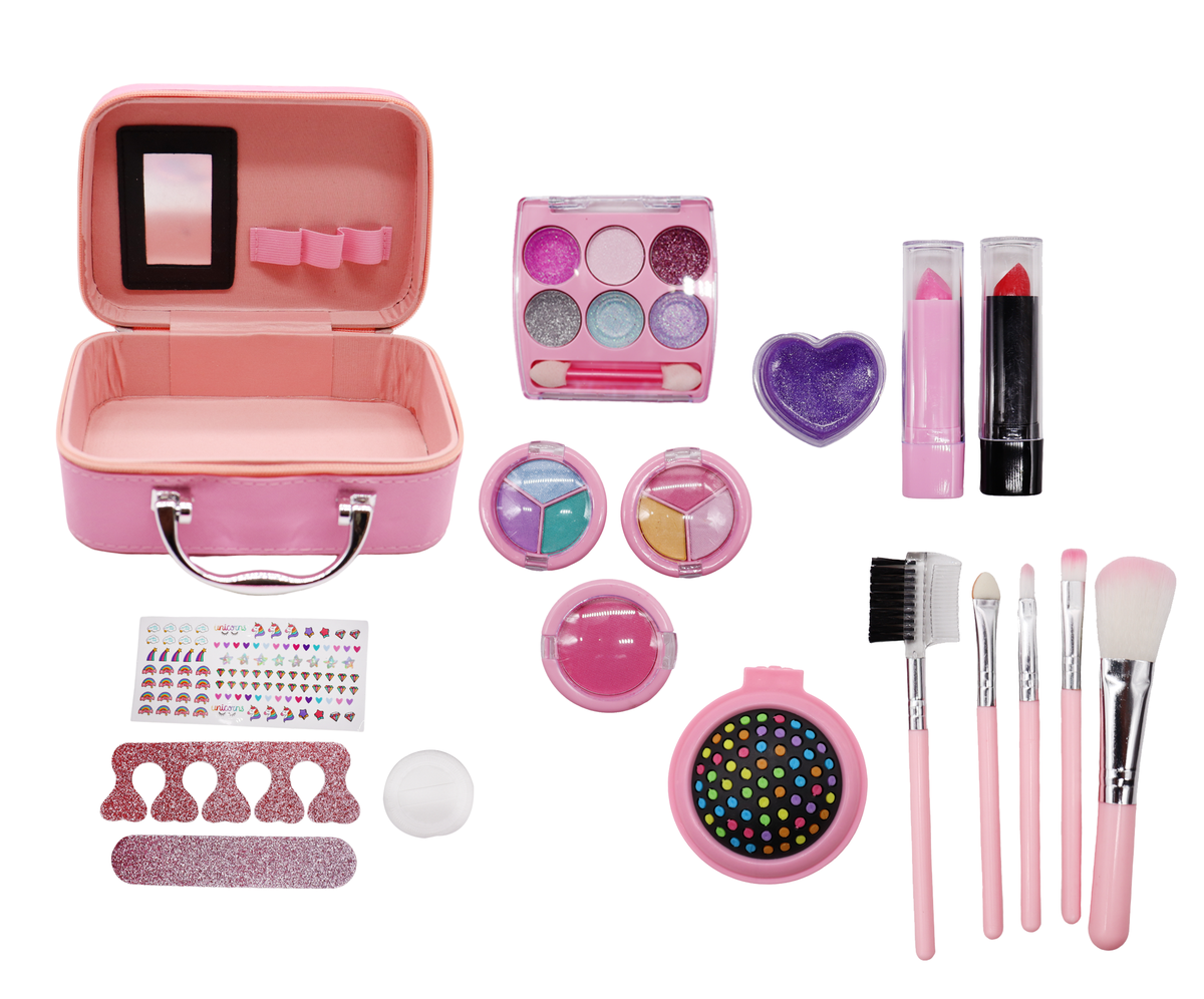 20 Pieces Children Pretend Play Make up Kit Set - Glamour Beauty ...