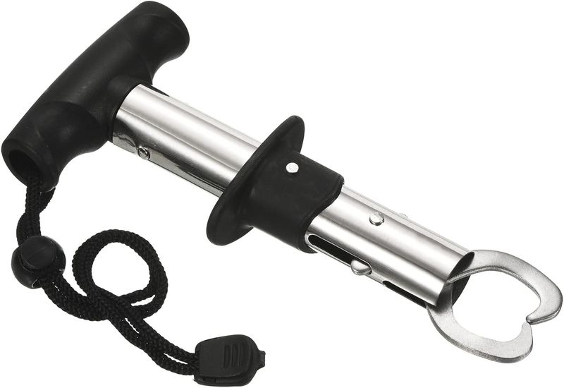 Stainless Steel T-Shape Handle Fish Grip Grabber