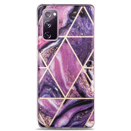 Geometric Fashionable Marble Design Phone Cover - Samsung S20 Image