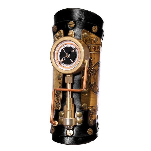 Medieval Retro Steampunk Outdoor Compass Bracelet