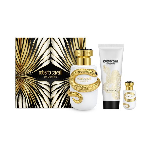 RobertoCavalli Serpentine Set,Edp 100ml+7.5ml Purse Spray+100ml Body Lotion