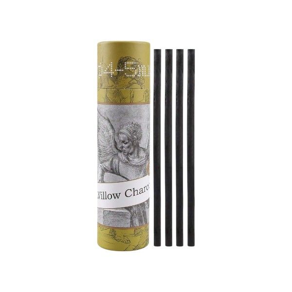 25 Pack - Artist Charcoal Drawing Sticks - Black