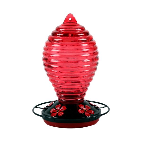 Red Bird Waterer Bird Feeder for Outdoor Hanging
