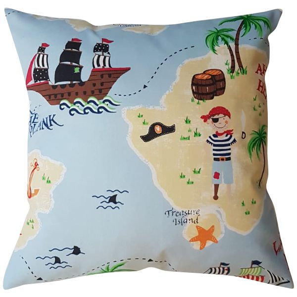 Pirate Pillow/Scatter Cushion Cover