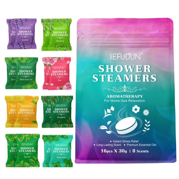 Sefudun Aromatherapy Shower Steamers Home Spar Therapy Long Lasting Scent