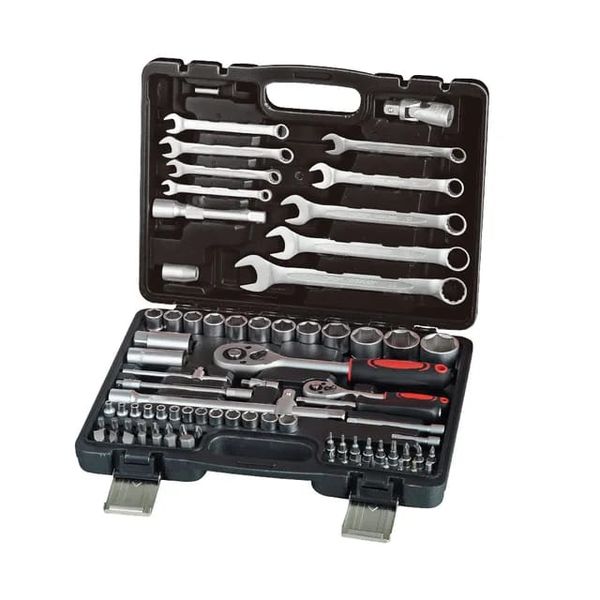 Multi-Function 82 Piece Ratchet Wrench Socket Set Spanners Combined Toolbox