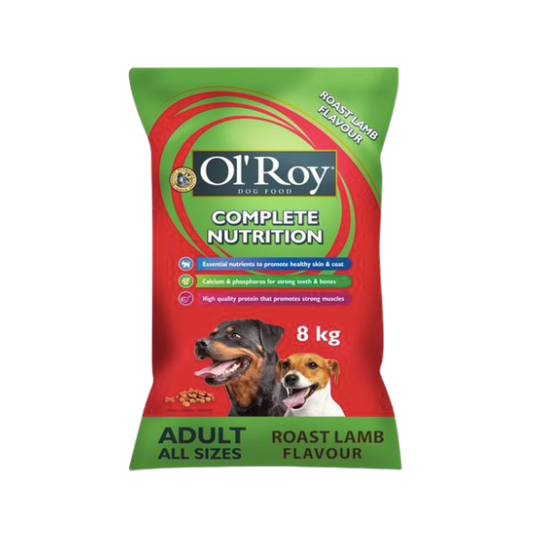 Ol'Roy- Roast Lamb Flavoured Dry Dog Food 8kg x 1