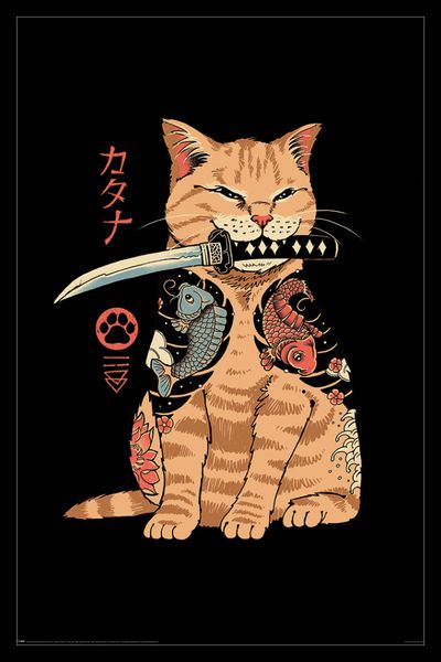 Vincent Trinidad (Catana) Poster with Black Frame