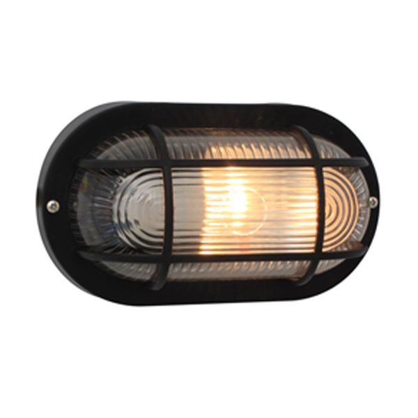 Eurolux - Bulkhead Rectangular Exl Lamp Black - 2 Pack