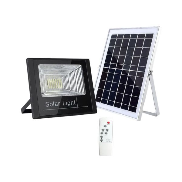 80W Portable Outdoor Solar Flood Light and Panel