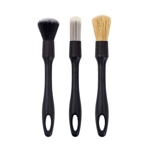 3 in 1 Car Detailing Brush Set for Car Washing &amp; Cleaning