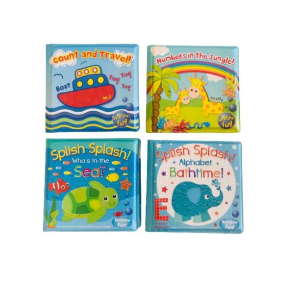 Bath Buddies Bath Books - Set of 4