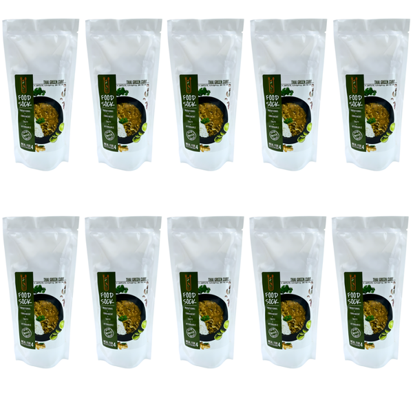 Foodsock Meal Box Thai Green Curry- Pack of 10