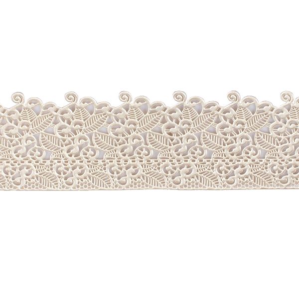 House of Cake Edible Lace Ready Made Decoration Trim PEARL 385 x 75mm