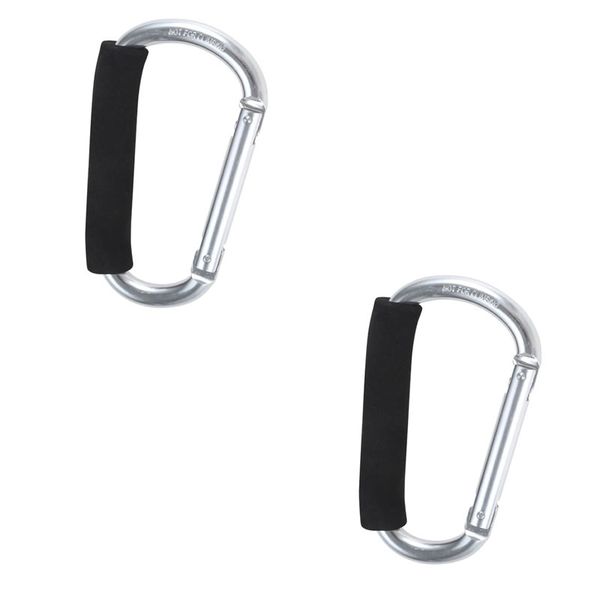 Carabiner Organizer Hook Bag Clips With Sponge - 140mm - 2-Piece - SDY-30788