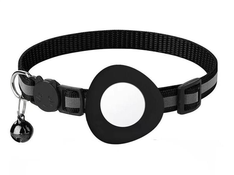 Reflective Cat Collar With Huawei Tag Location Tracker Holder