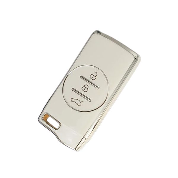 Car Key Remote Cover for Chery Tiggo 4 Pro 3 Buttons Remote - White