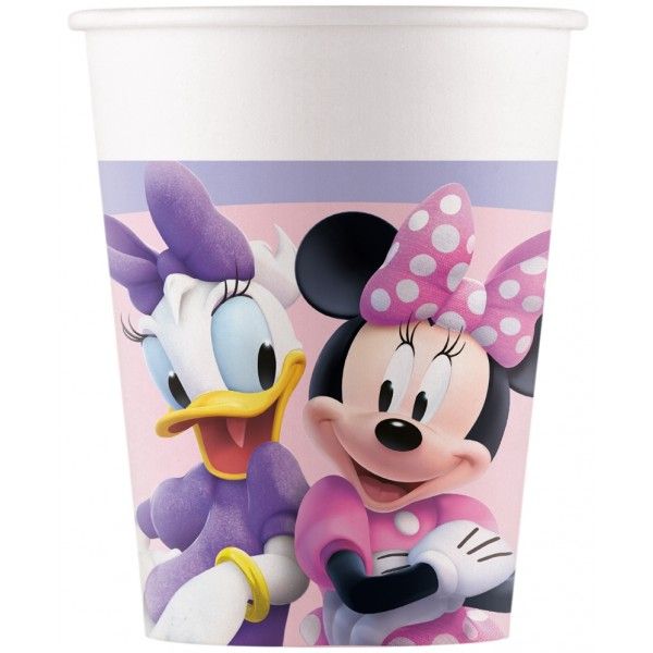 Minnie Junior Paper Cups 200ml - Pack Of 8