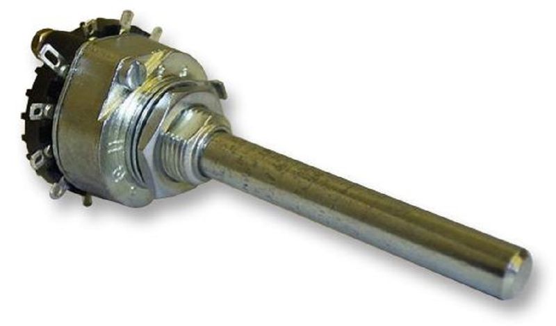 Multicomp Pro (RA01B06BSFMSOX) Rotary Switch, 6 Position, 2 Pole, 30 °