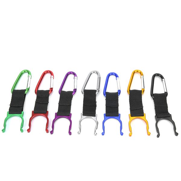 7Pcs Aluminum Alloy Water Bottle Holder for Hiking Climbing