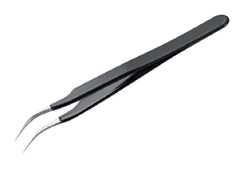 Multicomp Pro (DT000011) Tweezer, ESD, Curve, Pointed, Stainless Steel