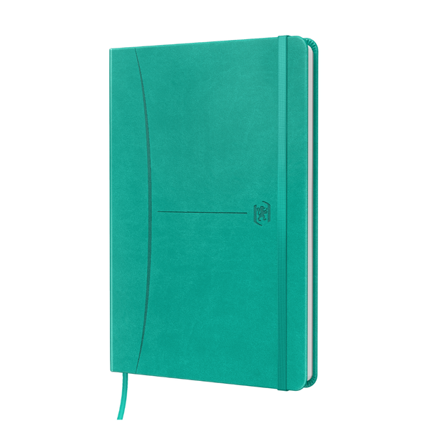 Oxford Signature A5 Dotted Notebook 208 Pages Hardcover Turquoise