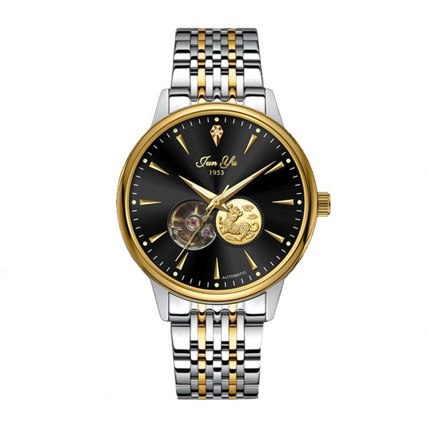 Men Luminous Automatic Mechanical Movement Watch Formal Casual Wristwatch