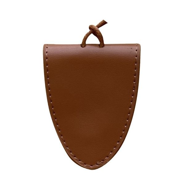 Women's Brown Leather Glasses Case