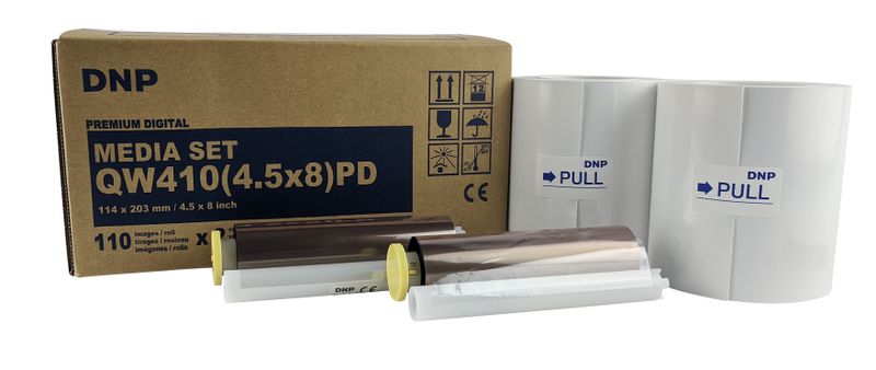 DNP QW410 Photo Media 11x20cm 2 Rolls