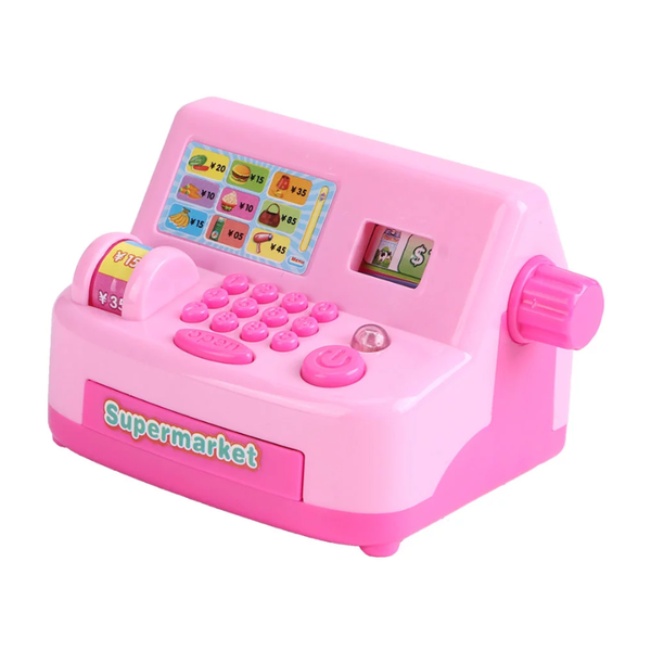 Kids Small Counting Cash Register For Play Money Banking Toy