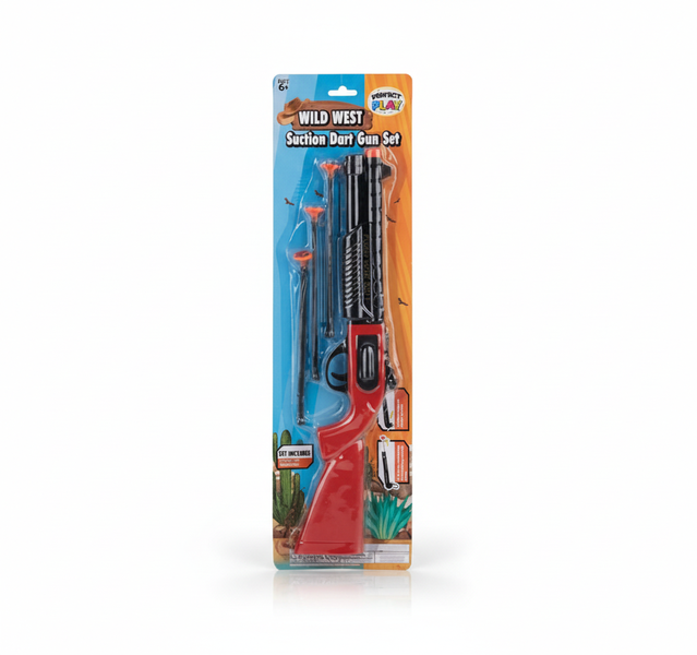 Perfect Play 4 Piece Suction Dart Set for Outdoor Target Practice