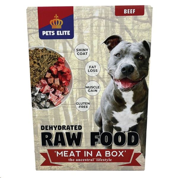 Pets Elite Dehydrated Raw Dry Food 2kg Beef