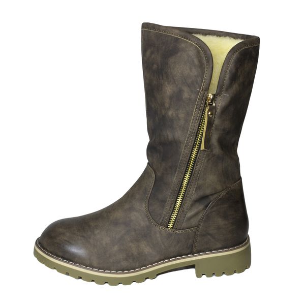 Ladies Fashion Boots with Side Zipper