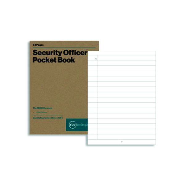 RBE Security Officer Pocket Book A6