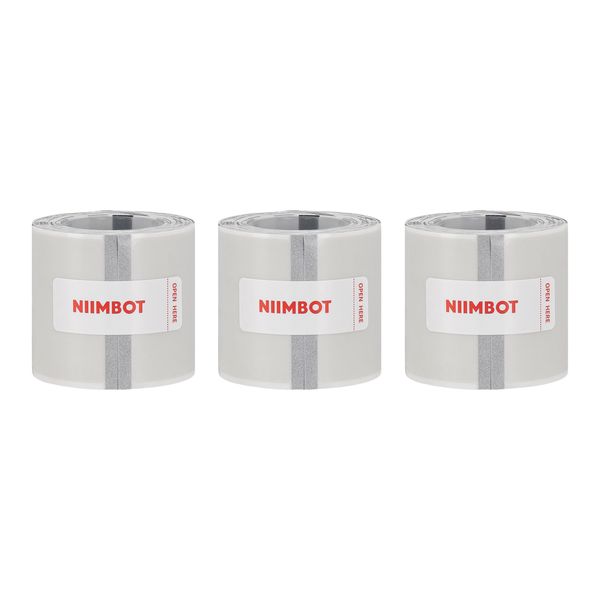 Niimbot - B1/B21/B3S - 40 x 30mm -Transparent- 3 Pack (230 Labels per Roll)