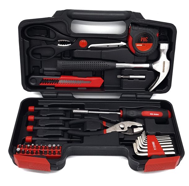 Red Rhino - Hand Tool Set - 39 Pieces