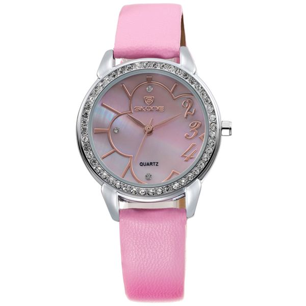 Skone Carol Diamante Silver Ladies Watch With Pi image
