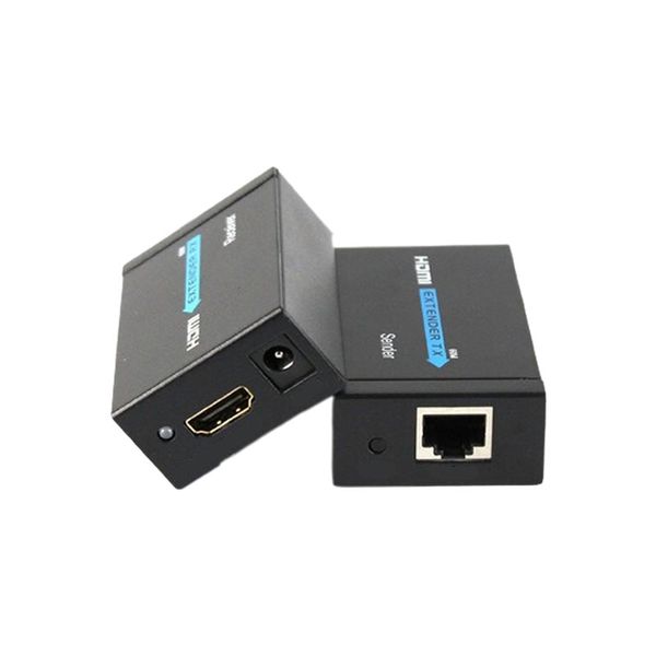 60m HDMI Extension Adapter Transmitter Receiver By Cat 5E/6