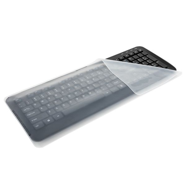Targus Anti Microbial Universal Keyboard Cover Large -3 pack Clear