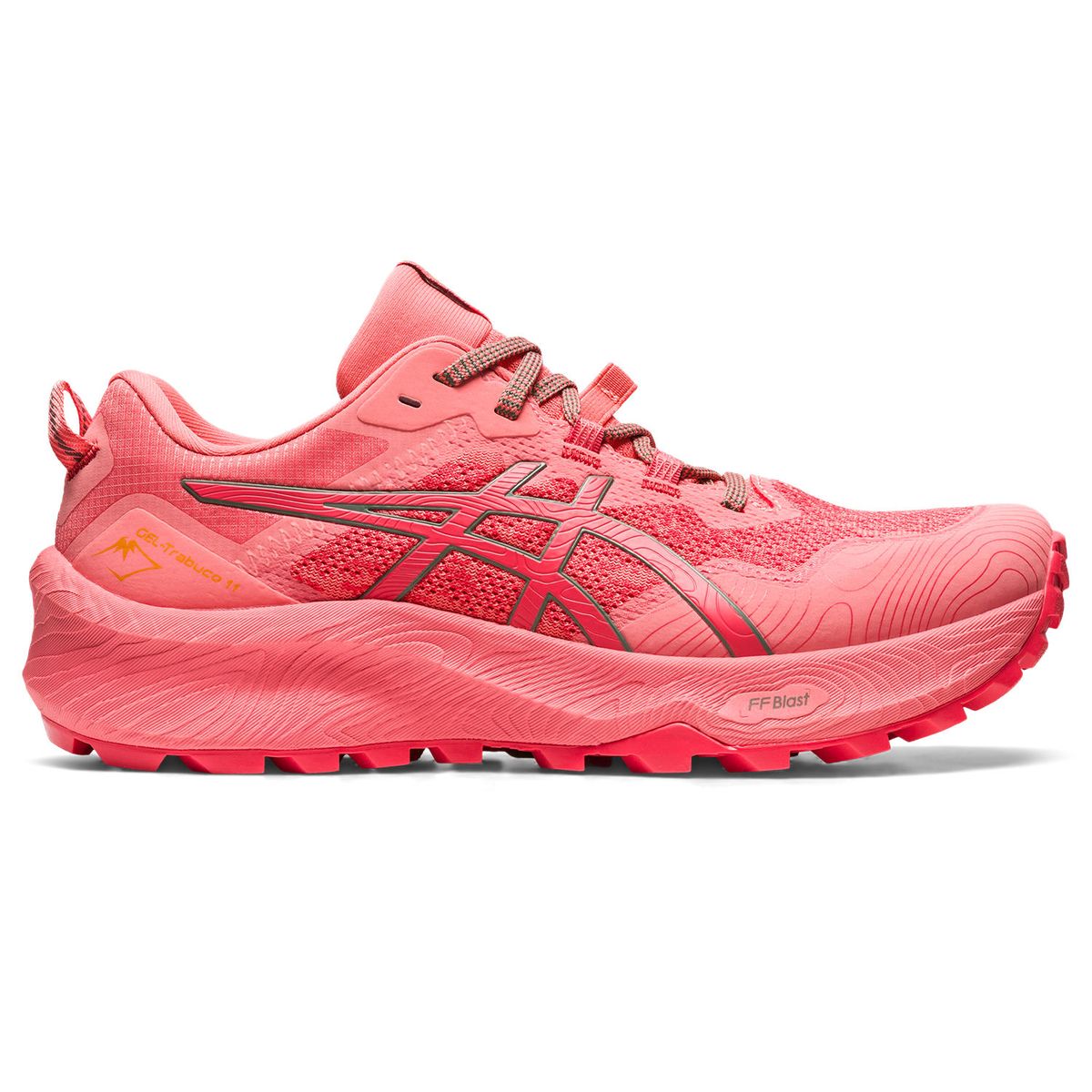 ASICS Women's Gel-Trabuco 11 Trail Running Shoes - Pink Grapefruit/Ivy ...