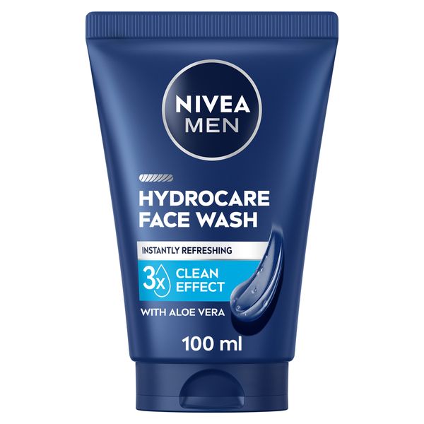 NIVEA MEN Hydrocare Face Wash ,Cleansing Gel,100ml