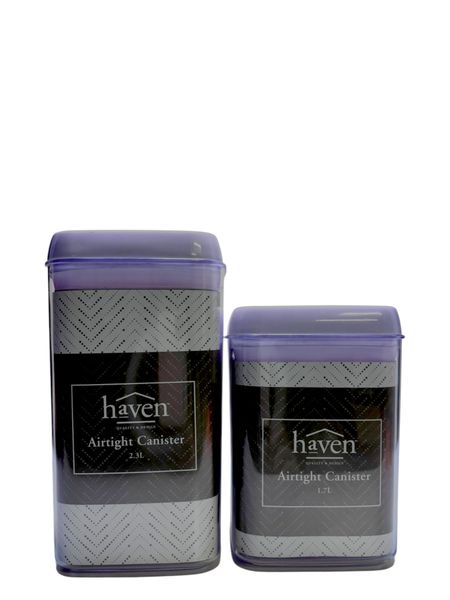 2 pc Airtight Canisters