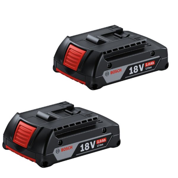 Bosch - Professional (18V) - 2.0 Ah Batteries - Pack of 2