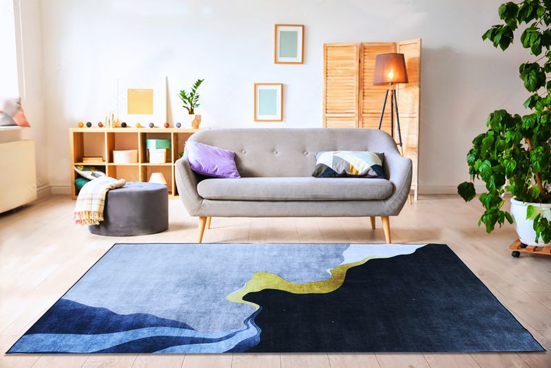 230cmx160cm LMA Authentic 3D Printed Design Lightweight Rug - NR32