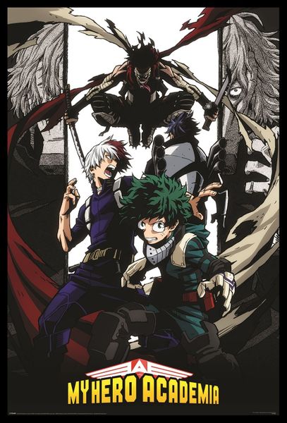 My Hero Academia - Hero Killer Stain Poster with Black Frame